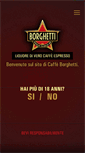 Mobile Screenshot of caffeborghetti.com